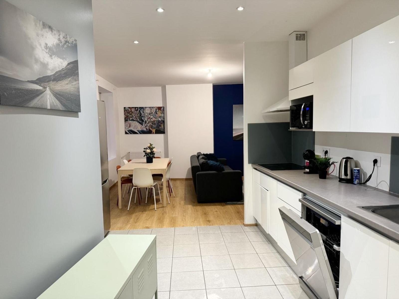 24 Chic & Cosy Grand Appart 88M2 Parking Gratuit Hypercentre Netflix Saint-Etienne  Esterno foto