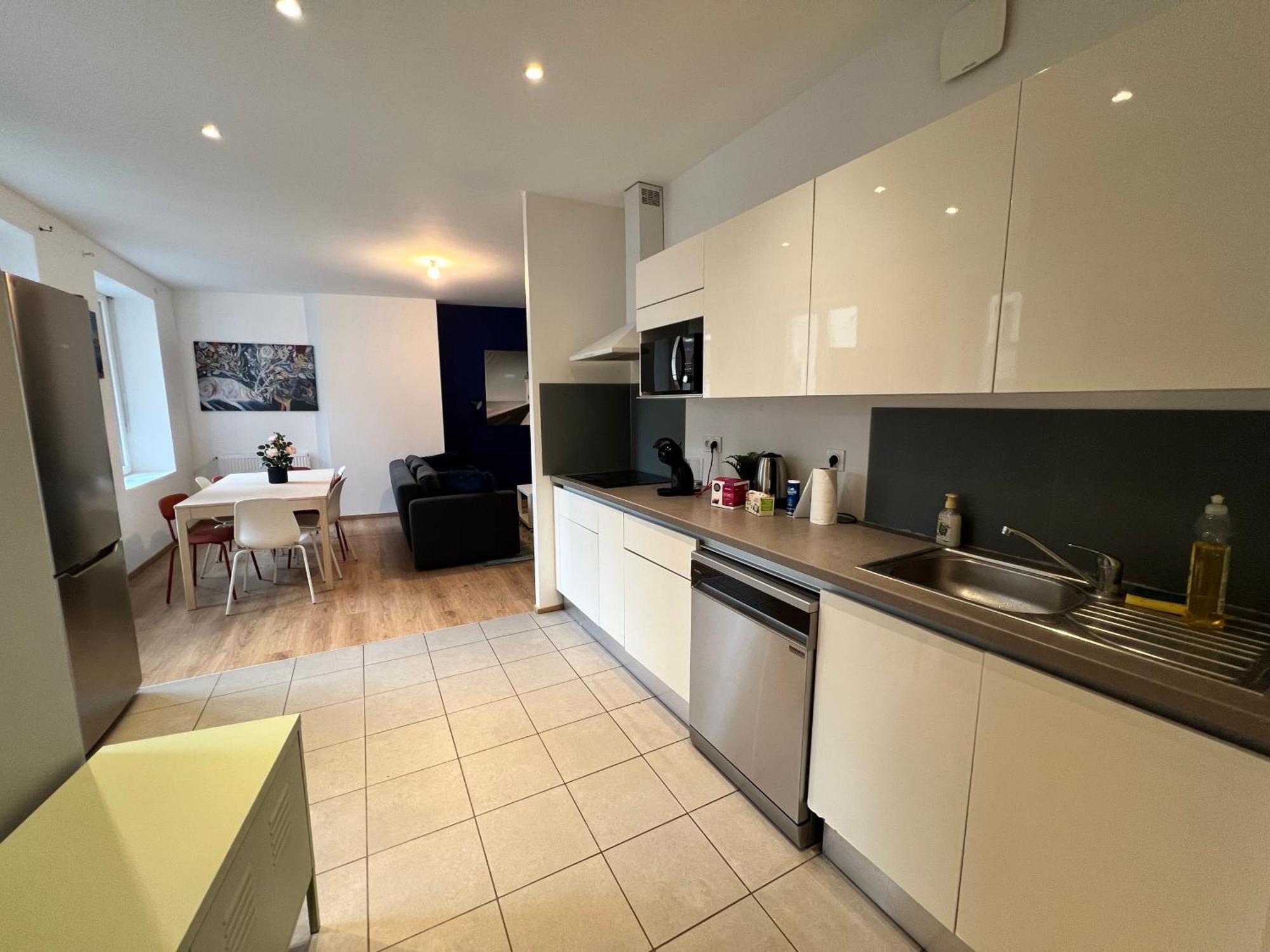 24 Chic & Cosy Grand Appart 88M2 Parking Gratuit Hypercentre Netflix Saint-Etienne  Esterno foto